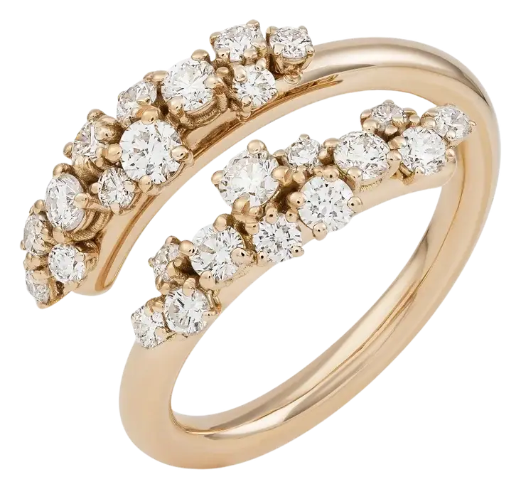 Double Comet ring