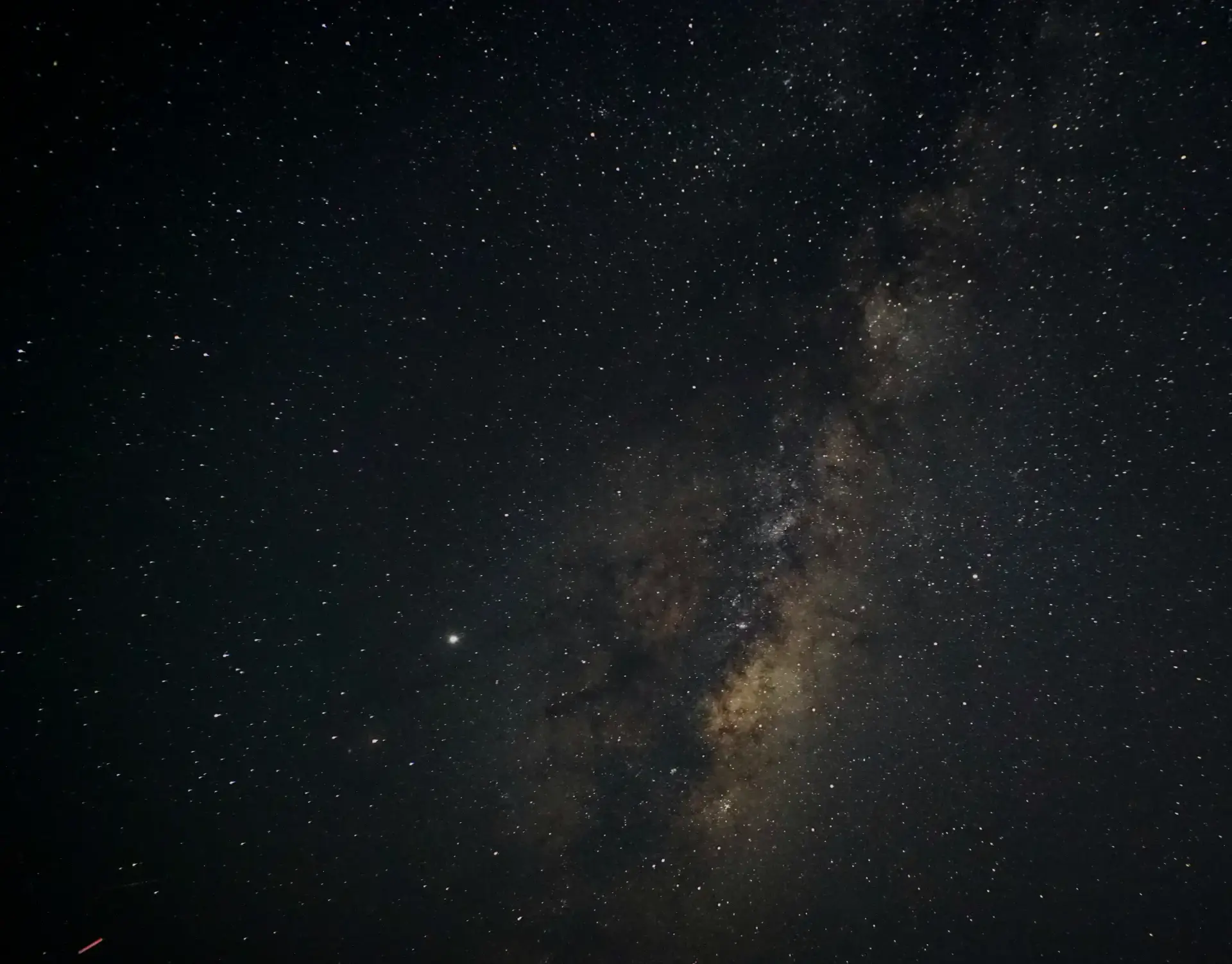 Night sky with the Milky Way